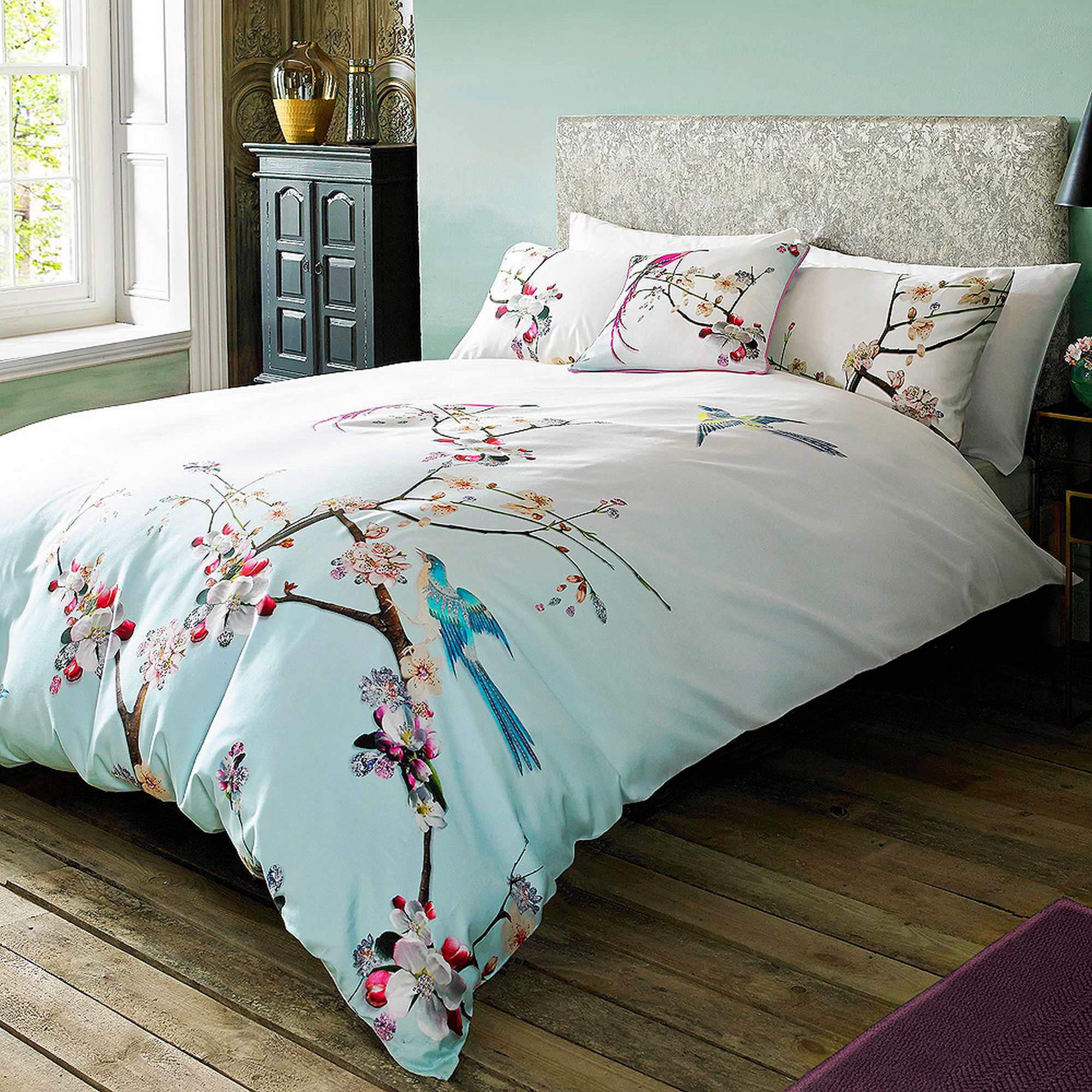 Flight Of The Orient Bedding And Pillowcase By Ted Baker In Multi